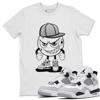 Jordan 4 Military Black Sneaker Match Tees Mischief Emoji Sneaker Tees Jordan 4 Military Black Sneaker Release Tees Unisex Shirts