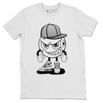 Jordan 4 Military Black Sneaker Match Tees Mischief Emoji Sneaker Tees Jordan 4 Military Black Sneaker Release Tees Unisex Shirts