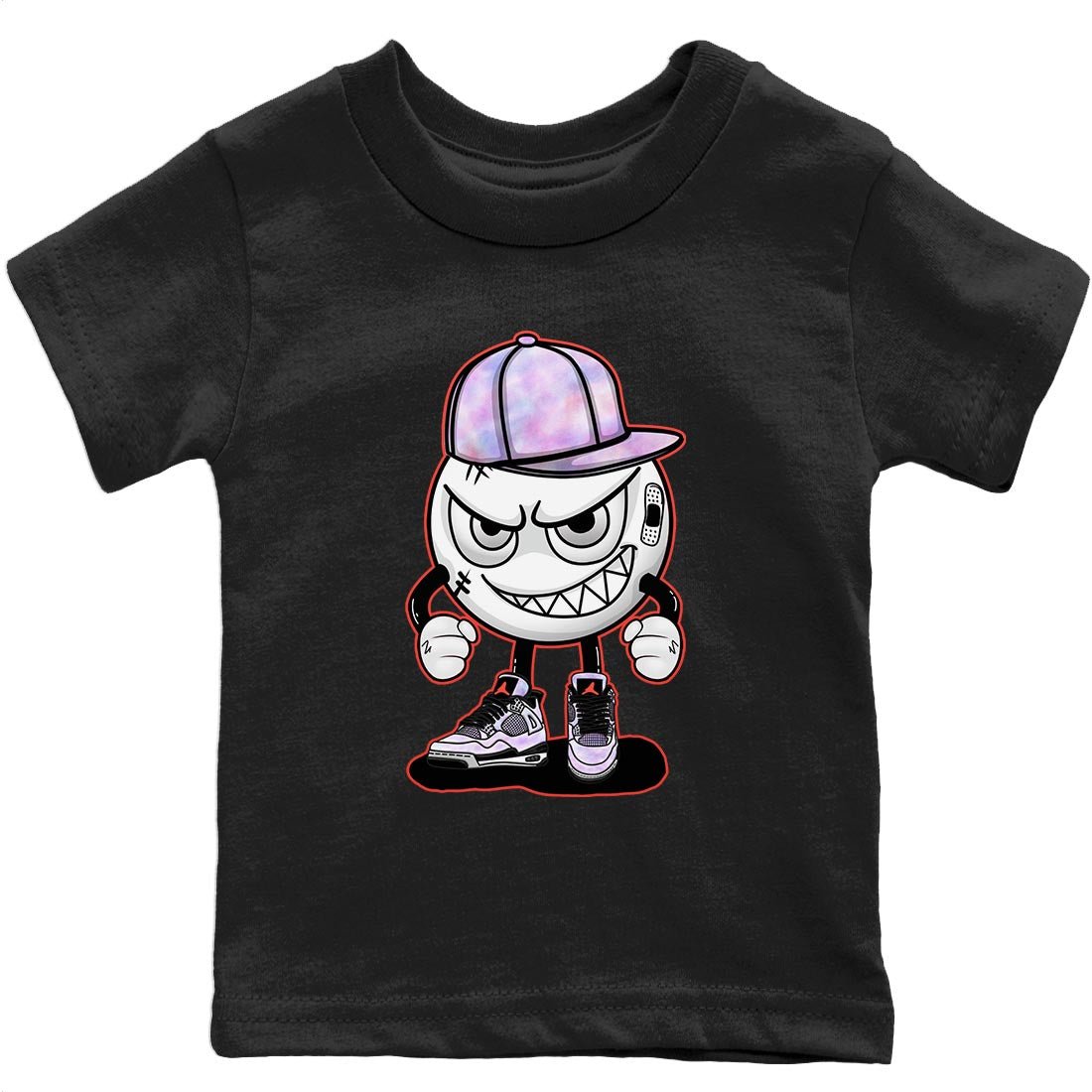 Jordan 4 Zen Master Sneaker Match Tees Mischief Emoji Sneaker Tees Jordan 4 Zen Master Sneaker Release Tees Kids Shirts