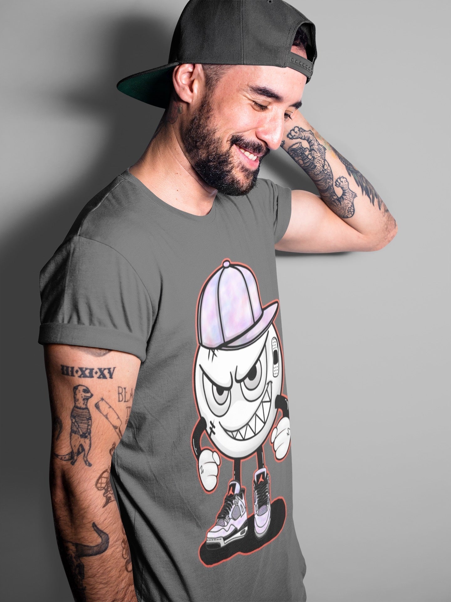 Jordan 4 Zen Master Sneaker Match Tees Mischief Emoji Sneaker Tees Jordan 4 Zen Master Sneaker Release Tees Unisex Shirts