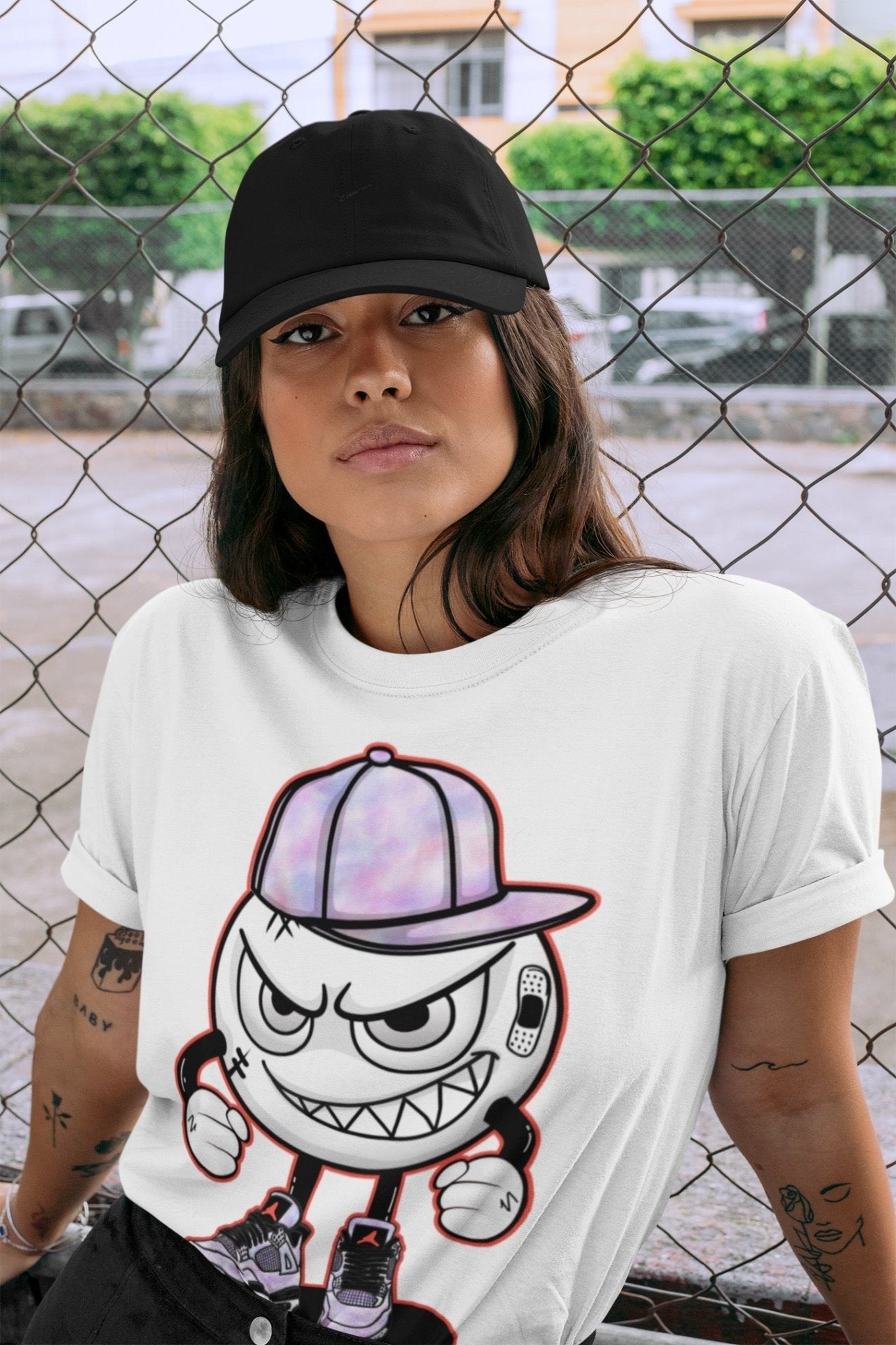 Jordan 4 Zen Master Sneaker Match Tees Mischief Emoji Sneaker Tees Jordan 4 Zen Master Sneaker Release Tees Unisex Shirts