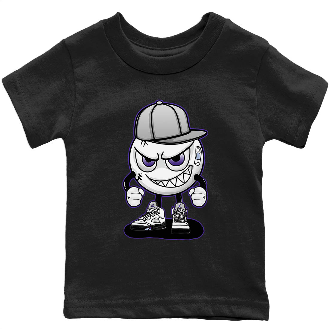 Jordan 5 Concord Sneaker Match Tees Mischief Emoji Sneaker Tees Jordan 5 Concord Sneaker Release Tees Kids Shirts