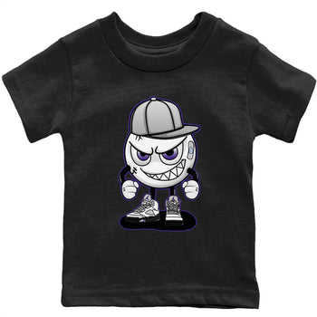 Jordan 5 Concord Sneaker Match Tees Mischief Emoji Sneaker Tees Jordan 5 Concord Sneaker Release Tees Kids Shirts