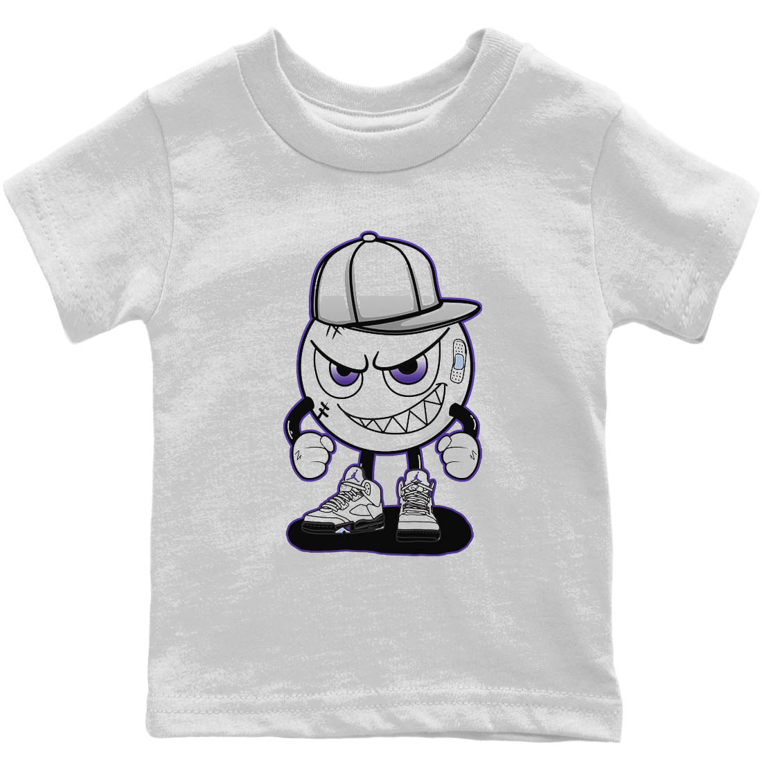 Jordan 5 Concord Sneaker Match Tees Mischief Emoji Sneaker Tees Jordan 5 Concord Sneaker Release Tees Kids Shirts