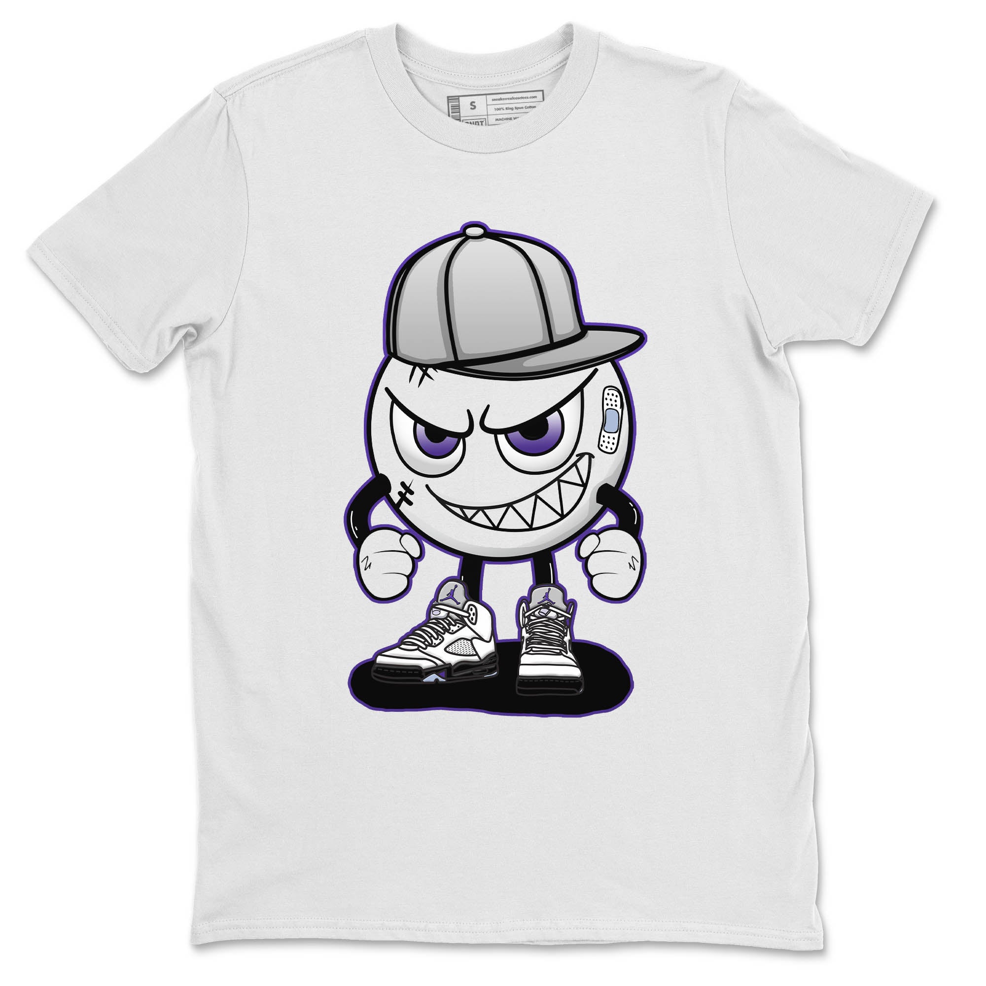 Jordan 5 Concord Sneaker Match Tees Mischief Emoji Sneaker Tees Jordan 5 Concord Sneaker Release Tees Unisex Shirts