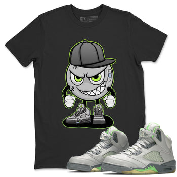 Jordan 5 Green Bean Sneaker Match Tees Mischief Emoji Sneaker Tees Jordan 5 Green Bean Sneaker Release Tees Unisex Shirts