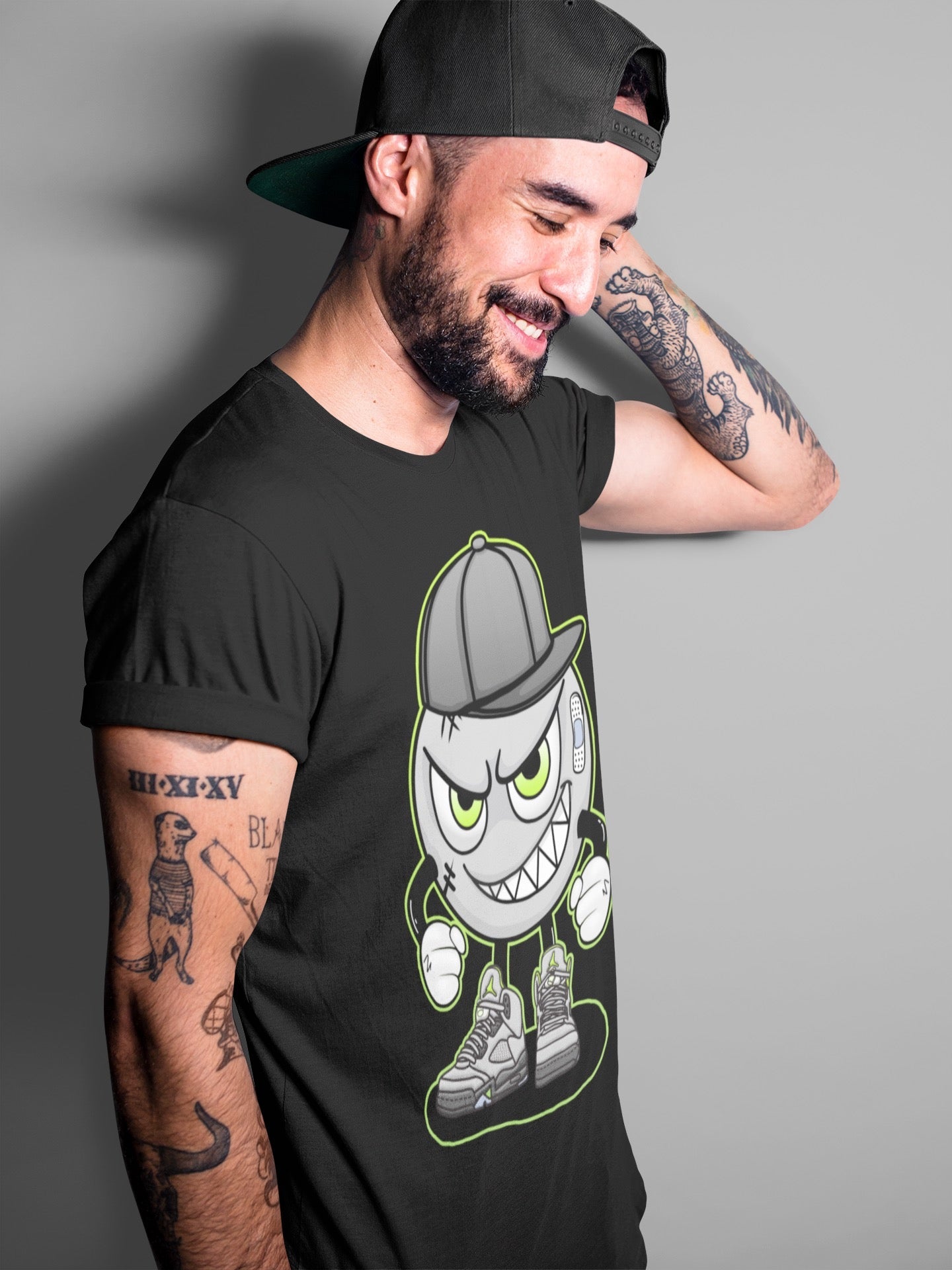 Jordan 5 Green Bean Sneaker Match Tees Mischief Emoji Sneaker Tees Jordan 5 Green Bean Sneaker Release Tees Unisex Shirts