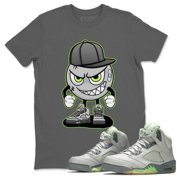 Jordan 5 Green Bean Sneaker Match Tees Mischief Emoji Sneaker Tees Jordan 5 Green Bean Sneaker Release Tees Unisex Shirts