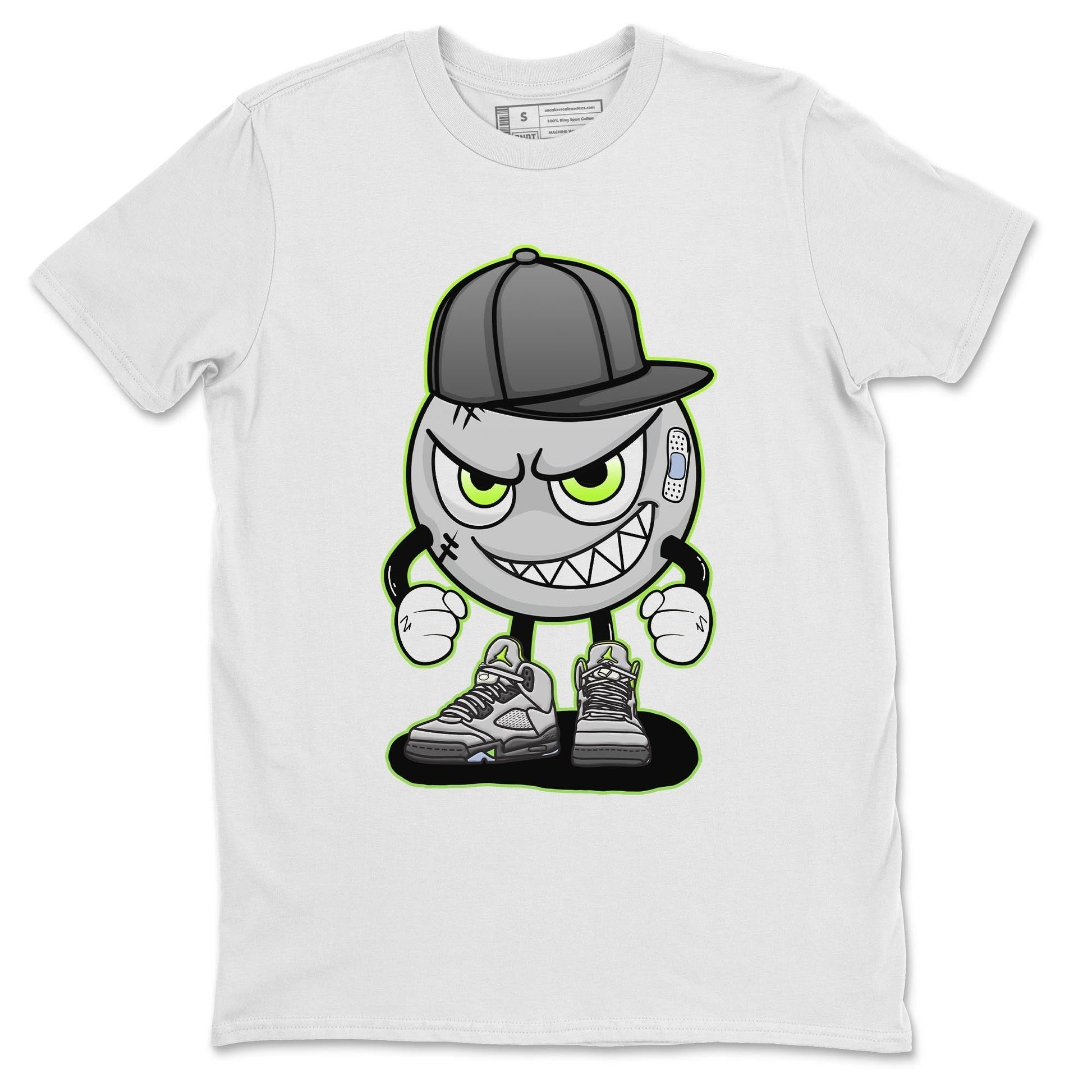 Jordan 5 Green Bean Sneaker Match Tees Mischief Emoji Sneaker Tees Jordan 5 Green Bean Sneaker Release Tees Unisex Shirts