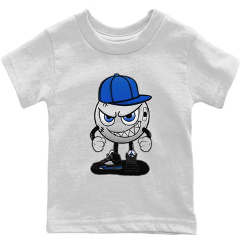 Jordan 5 Racer Blue Sneaker Match Tees Mischief Emoji Sneaker Tees Jordan 5 Racer Blue Sneaker Release Tees Kids Shirts