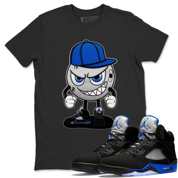 Jordan 5 Racer Blue Sneaker Match Tees Mischief Emoji Sneaker Tees Jordan 5 Racer Blue Sneaker Release Tees Unisex Shirts