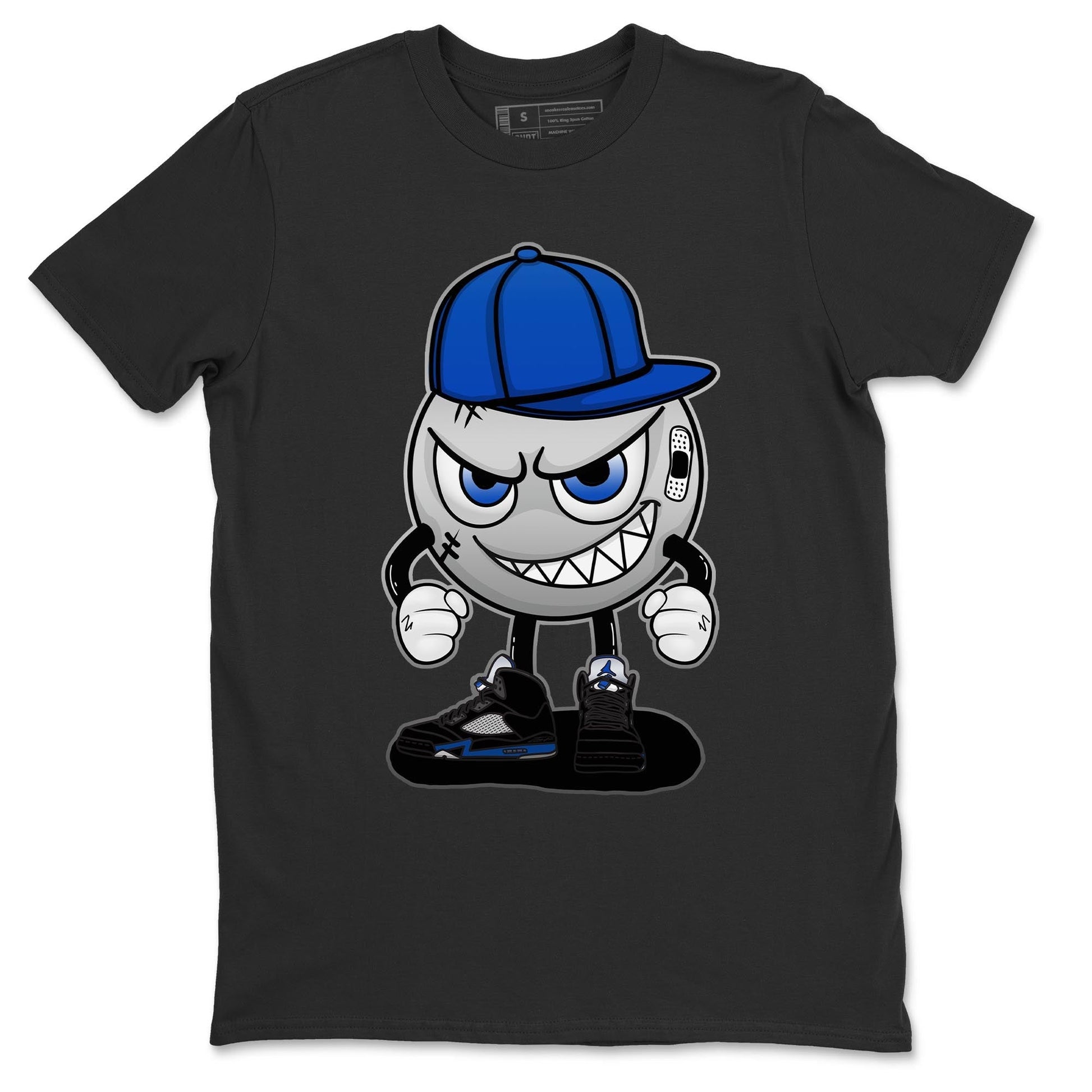Jordan 5 Racer Blue Sneaker Match Tees Mischief Emoji Sneaker Tees Jordan 5 Racer Blue Sneaker Release Tees Unisex Shirts