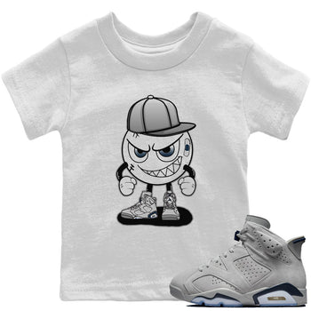 Jordan 6 Georgetown Sneaker Match Tees Mischief Emoji Sneaker Tees Jordan 6 Georgetown Sneaker Release Tees Kids Shirts