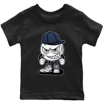 Jordan 6 Midnight Navy Sneaker Match Tees Mischief Emoji Sneaker Tees Jordan 6 Midnight Navy Sneaker Release Tees Kids Shirts