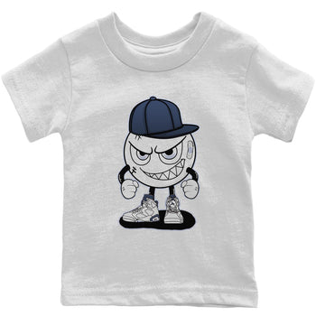 Jordan 6 Midnight Navy Sneaker Match Tees Mischief Emoji Sneaker Tees Jordan 6 Midnight Navy Sneaker Release Tees Kids Shirts