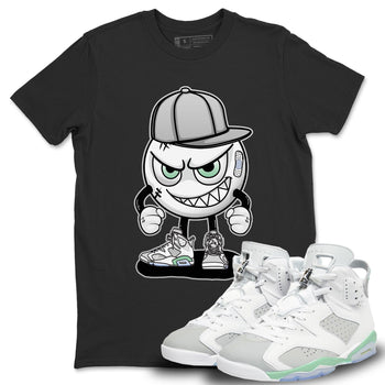 Jordan 6 Mint Foam Sneaker Match Tees Mischief Emoji Sneaker Tees Jordan 6 Mint Foam Sneaker Release Tees Unisex Shirts