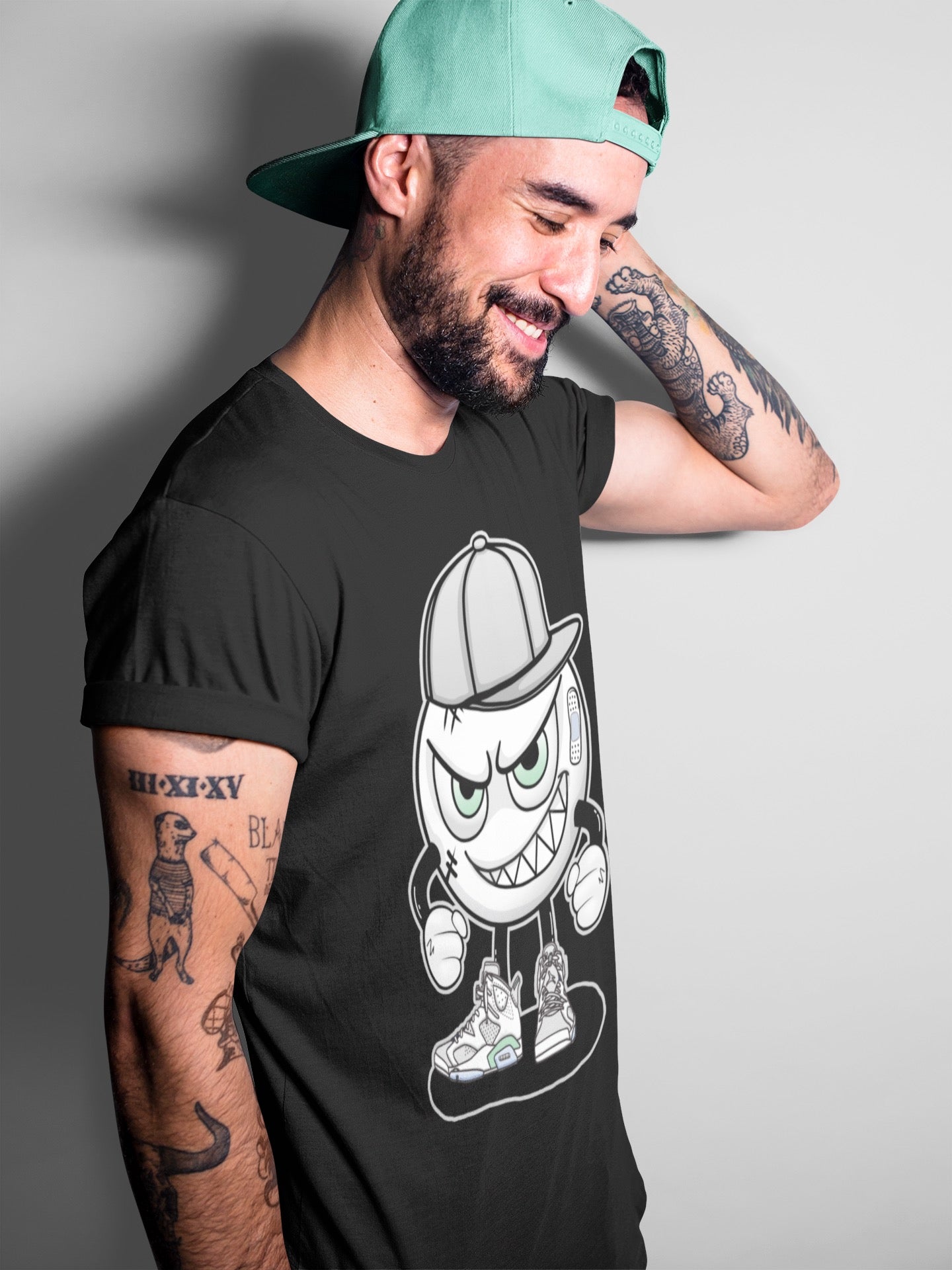Jordan 6 Mint Foam Sneaker Match Tees Mischief Emoji Sneaker Tees Jordan 6 Mint Foam Sneaker Release Tees Unisex Shirts
