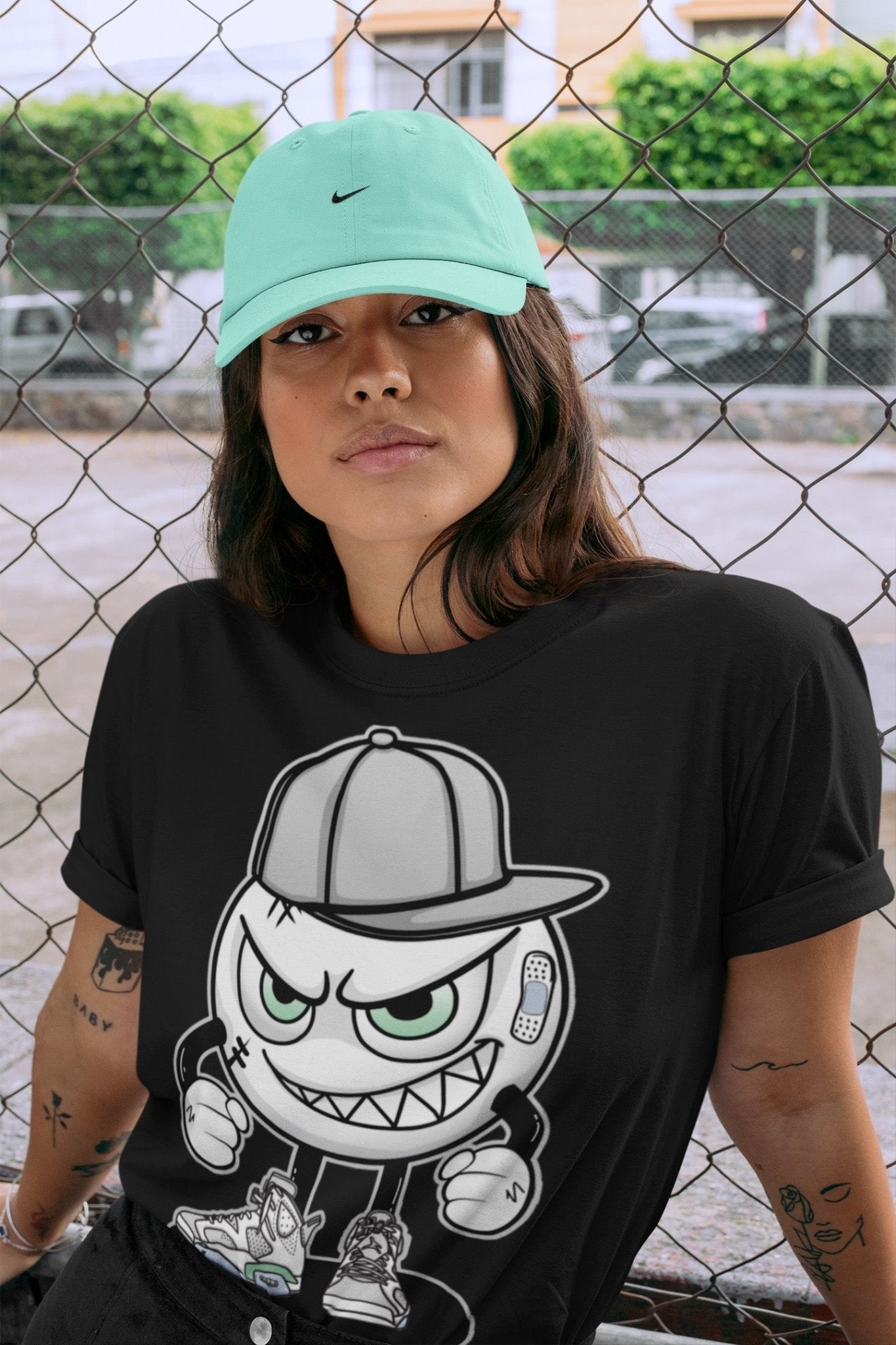 Jordan 6 Mint Foam Sneaker Match Tees Mischief Emoji Sneaker Tees Jordan 6 Mint Foam Sneaker Release Tees Unisex Shirts