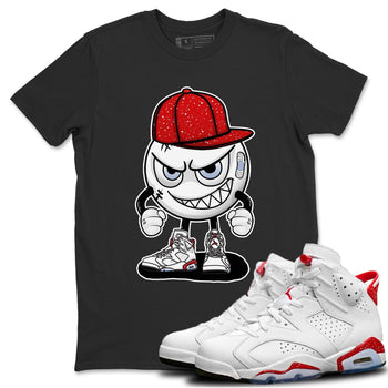 Jordan 6 Red Velvet Cookies Sneaker Match Tees Mischief Emoji Sneaker Tees Jordan 6 Red Velvet Cookies Sneaker Release Tees Unisex Shirts