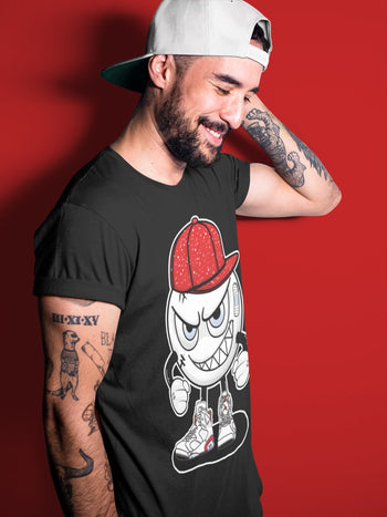 Jordan 6 Red Velvet Cookies Sneaker Match Tees Mischief Emoji Sneaker Tees Jordan 6 Red Velvet Cookies Sneaker Release Tees Unisex Shirts