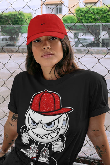 Jordan 6 Red Velvet Cookies Sneaker Match Tees Mischief Emoji Sneaker Tees Jordan 6 Red Velvet Cookies Sneaker Release Tees Unisex Shirts