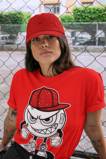 Jordan 6 Red Velvet Cookies Sneaker Match Tees Mischief Emoji Sneaker Tees Jordan 6 Red Velvet Cookies Sneaker Release Tees Unisex Shirts
