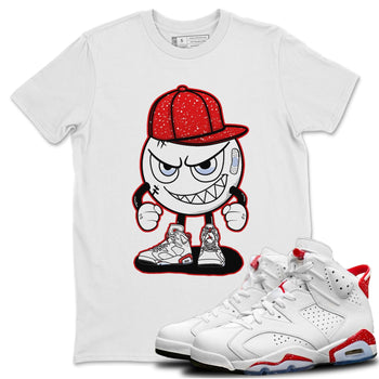 Jordan 6 Red Velvet Cookies Sneaker Match Tees Mischief Emoji Sneaker Tees Jordan 6 Red Velvet Cookies Sneaker Release Tees Unisex Shirts