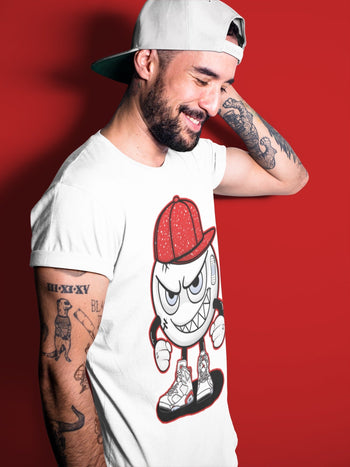 Jordan 6 Red Velvet Cookies Sneaker Match Tees Mischief Emoji Sneaker Tees Jordan 6 Red Velvet Cookies Sneaker Release Tees Unisex Shirts