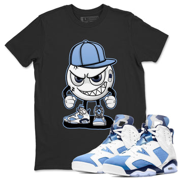 Jordan 6 UNC Sneaker Match Tees Mischief Emoji Sneaker Tees Jordan 6 UNC Sneaker Release Tees Unisex Shirts