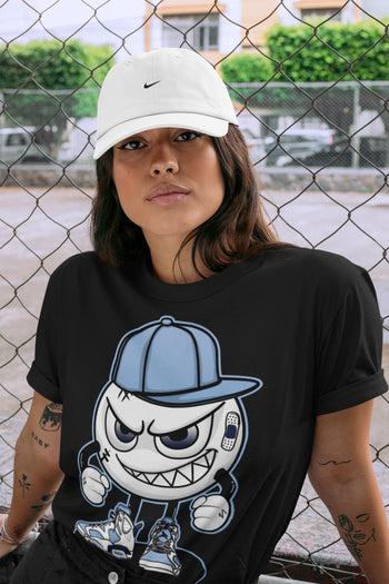 Jordan 6 UNC Sneaker Match Tees Mischief Emoji Sneaker Tees Jordan 6 UNC Sneaker Release Tees Unisex Shirts