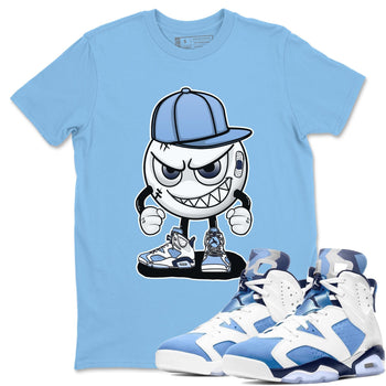 Jordan 6 UNC Sneaker Match Tees Mischief Emoji Sneaker Tees Jordan 6 UNC Sneaker Release Tees Unisex Shirts