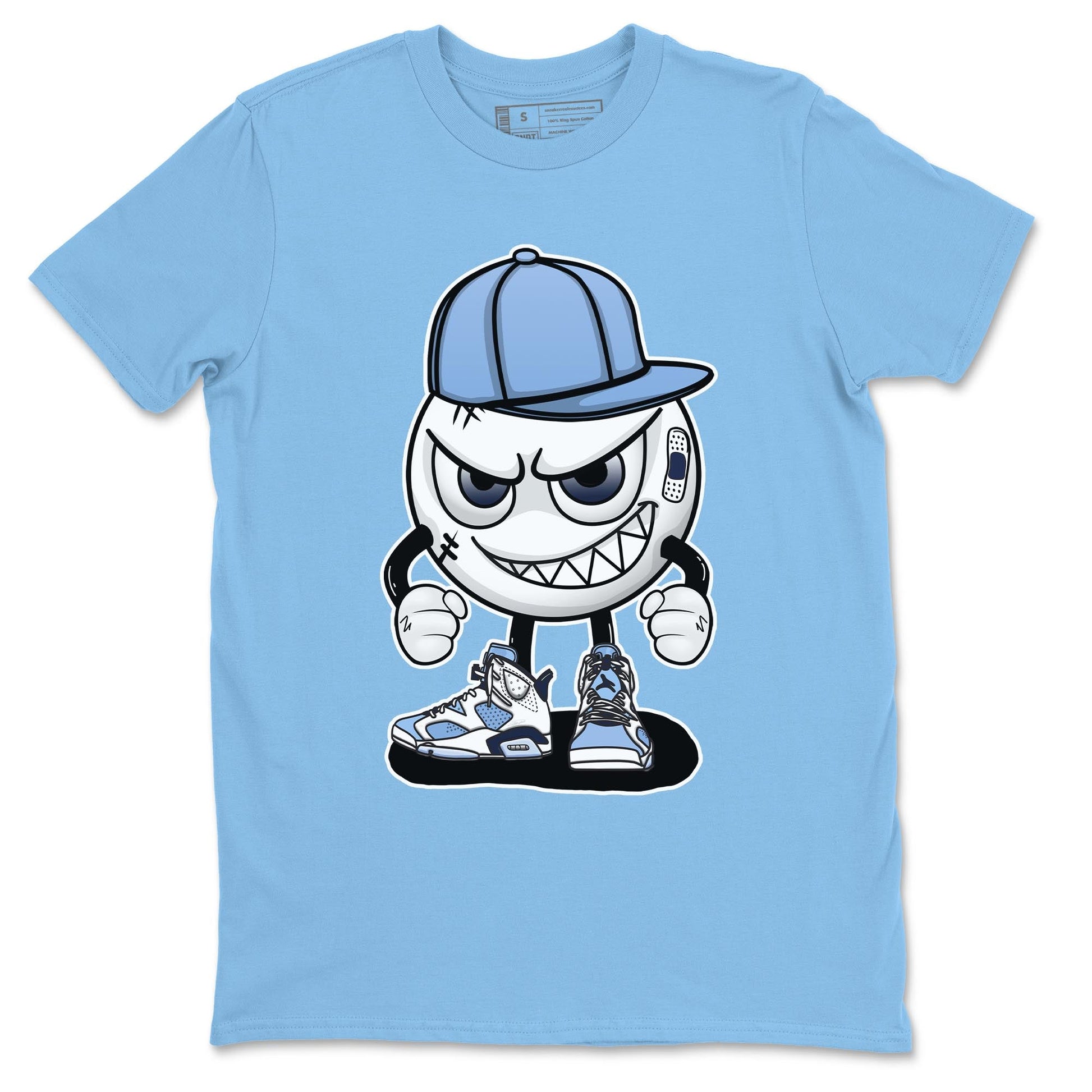 Jordan 6 UNC Sneaker Match Tees Mischief Emoji Sneaker Tees Jordan 6 UNC Sneaker Release Tees Unisex Shirts