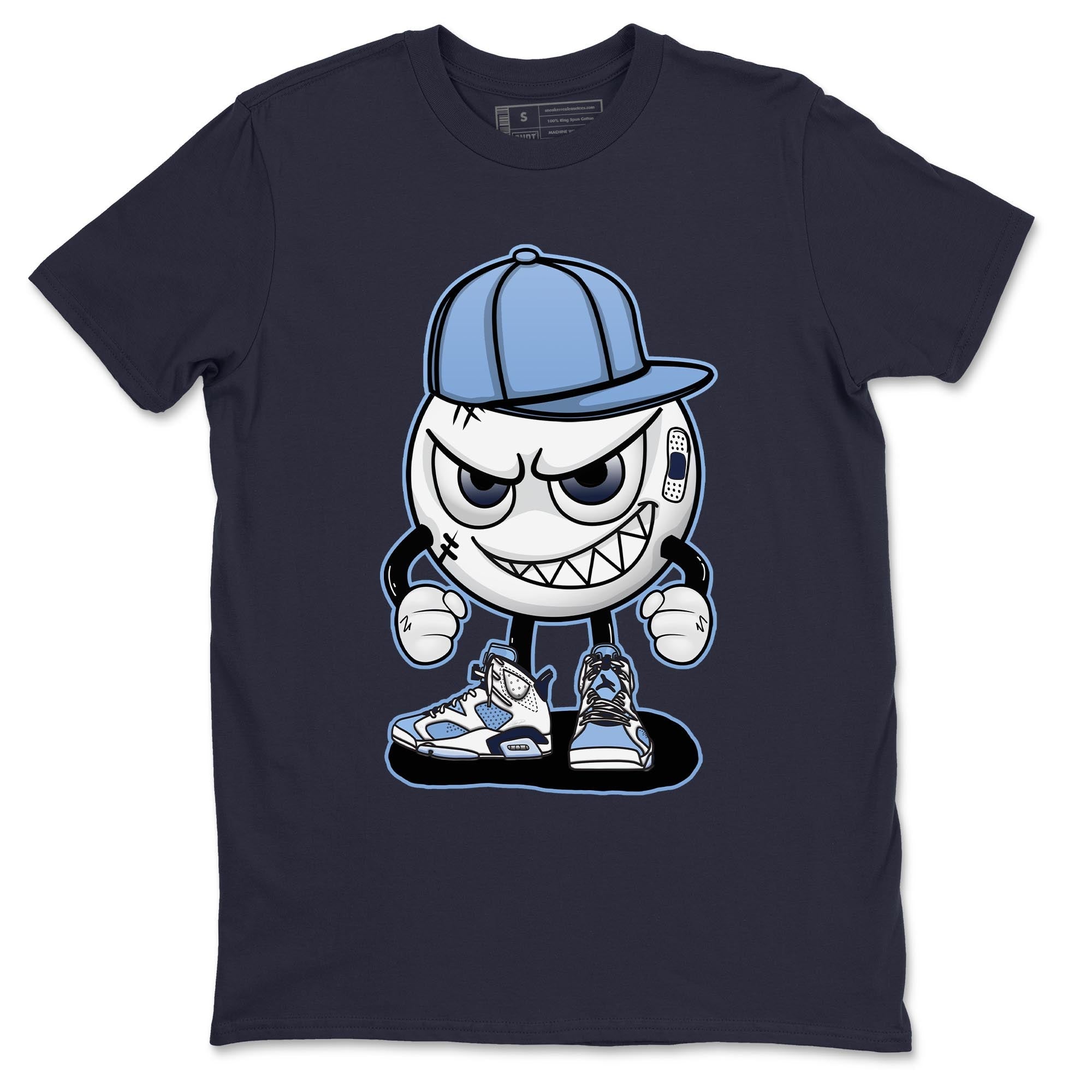 Jordan 6 UNC Sneaker Match Tees Mischief Emoji Sneaker Tees Jordan 6 UNC Sneaker Release Tees Unisex Shirts