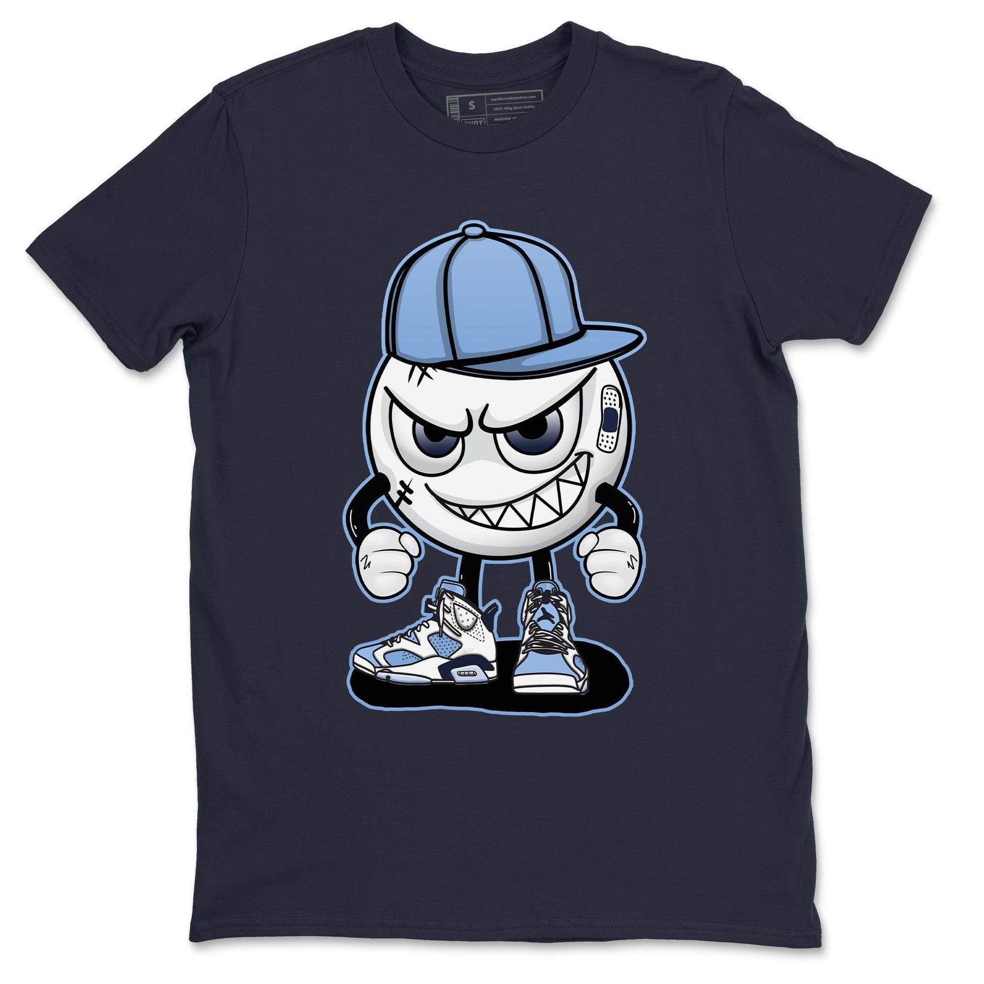 Jordan 6 UNC Sneaker Match Tees Mischief Emoji Sneaker Tees Jordan 6 UNC Sneaker Release Tees Unisex Shirts