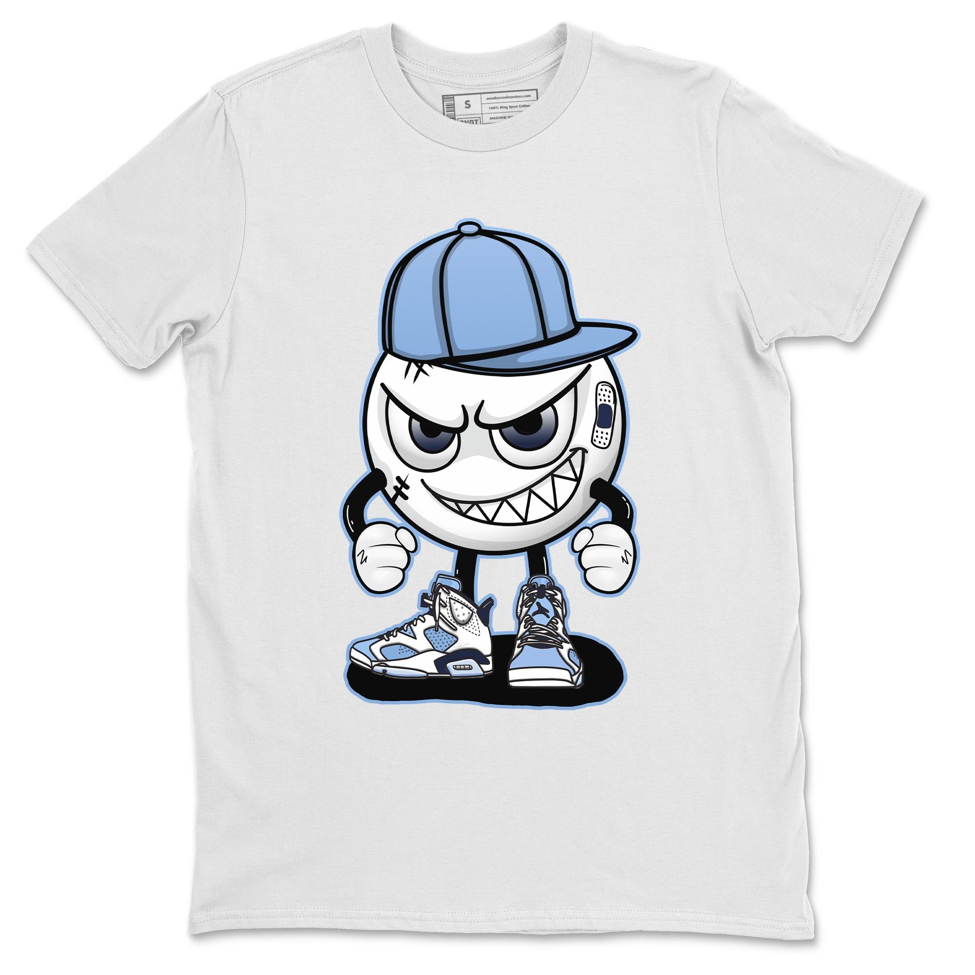 Jordan 6 UNC Sneaker Match Tees Mischief Emoji Sneaker Tees Jordan 6 UNC Sneaker Release Tees Unisex Shirts