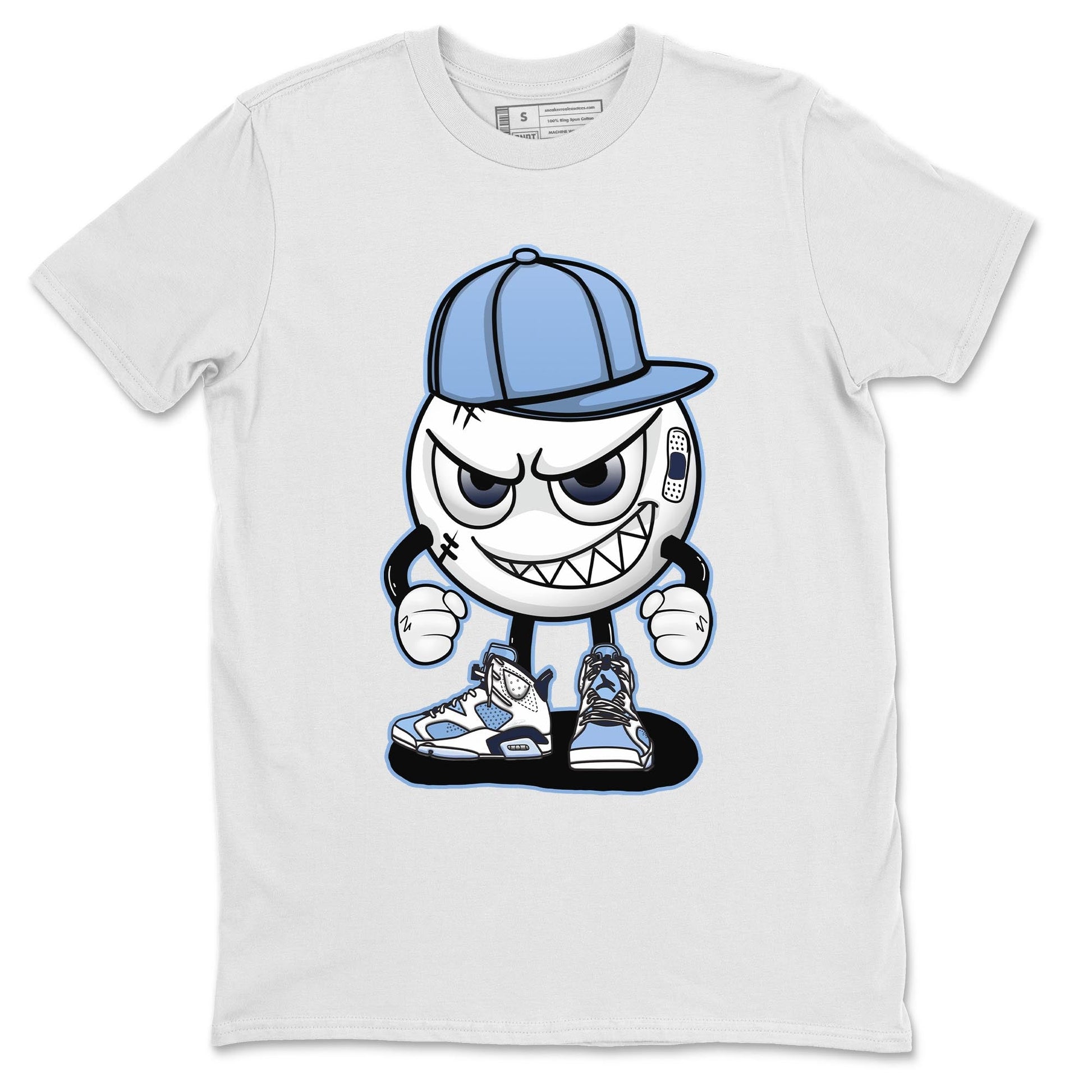 Jordan 6 UNC Sneaker Match Tees Mischief Emoji Sneaker Tees Jordan 6 UNC Sneaker Release Tees Unisex Shirts