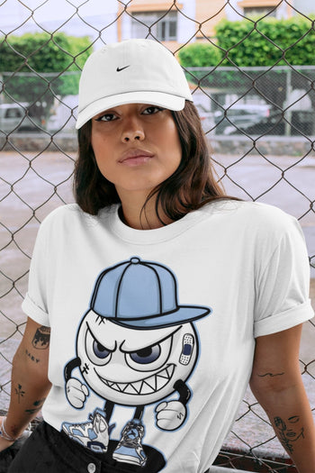 Jordan 6 UNC Sneaker Match Tees Mischief Emoji Sneaker Tees Jordan 6 UNC Sneaker Release Tees Unisex Shirts