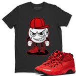 Jordan 9 Chile Red Sneaker Match Tees Mischief Emoji Sneaker Tees Jordan 9 Chile Red Sneaker Release Tees Unisex Shirts