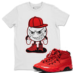 Jordan 9 Chile Red Sneaker Match Tees Mischief Emoji Sneaker Tees Jordan 9 Chile Red Sneaker Release Tees Unisex Shirts