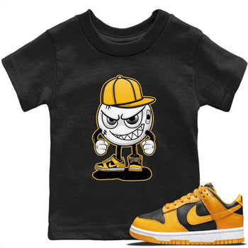 Dunk Championship Goldenrod Sneaker Match Tees Mischief Emoji Sneaker Tees Dunk Championship Goldenrod Sneaker Release Tees Kids Shirts