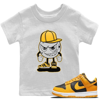 Dunk Championship Goldenrod Sneaker Match Tees Mischief Emoji Sneaker Tees Dunk Championship Goldenrod Sneaker Release Tees Kids Shirts