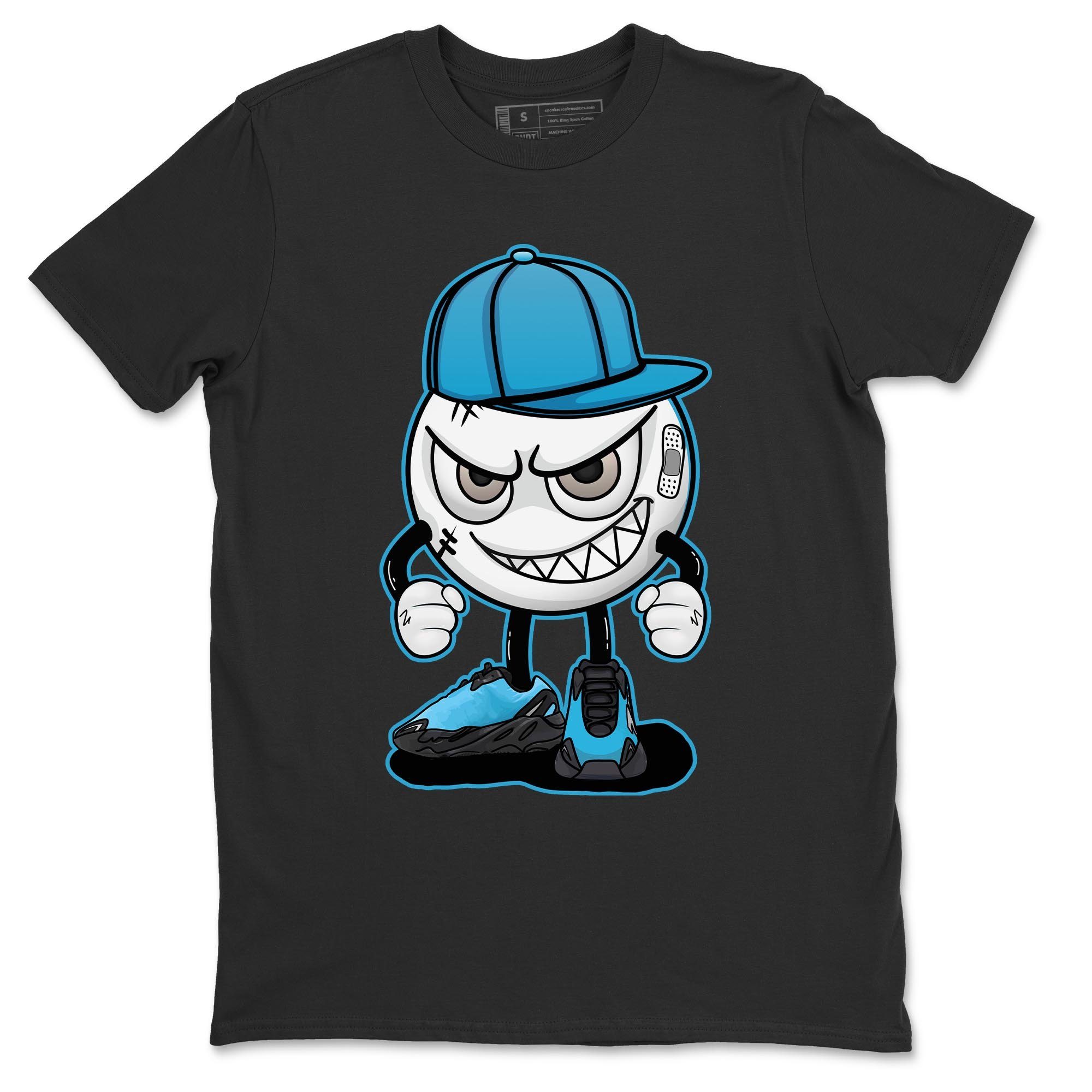Yeezy 700 Bright Cyan Sneaker Match Tees Mischief Emoji Sneaker Tees Yeezy 700 Bright Cyan Sneaker Release Tees Unisex Shirts
