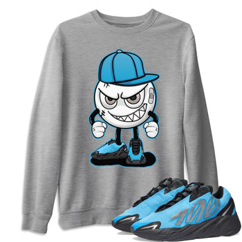 Yeezy 700 Bright Cyan Sneaker Match Tees Mischief Emoji Sneaker Tees Yeezy 700 Bright Cyan Sneaker Release Tees Unisex Shirts
