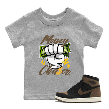 Air Jordan 1 Retro High OG Palomino shirt to match jordans Money Chaser sneaker tees Air Jordan 1 Palomino SNRT Sneaker Release Tees Baby Toddler Heather Grey 1 T-Shirt