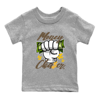 Air Jordan 1 Retro High OG Palomino shirt to match jordans Money Chaser sneaker tees Air Jordan 1 Palomino SNRT Sneaker Release Tees Baby Toddler Heather Grey 2 T-Shirt