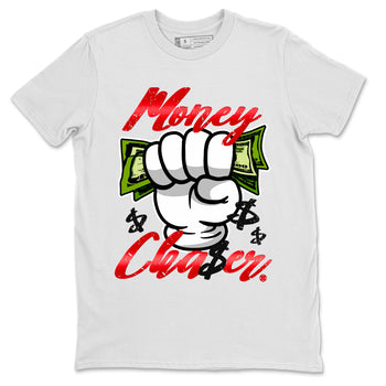Air Jordan 1 Satin Bred Sneaker Match Tees Money Chaser Sneaker Tees Jordan 1 High OG Satin Bred Sneaker Release Tees Unisex Shirts White 2