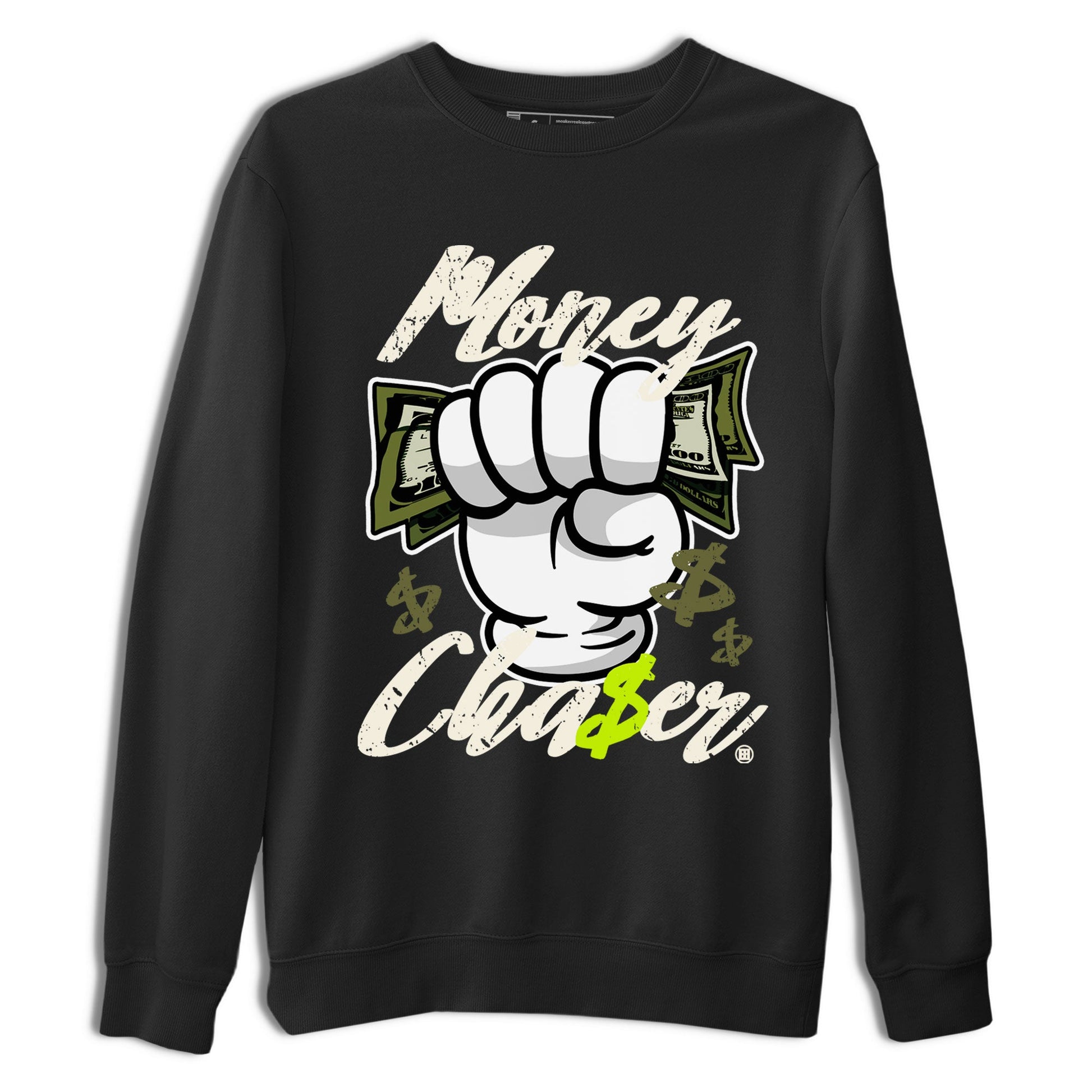 Jordan 1 Low x Travis Scott Golf Olive shirt to match jordans Money Chaser sneaker tees Air Jordan 1 Travis Scott Olive SNRT Sneaker Release Tees Unisex Black 2 T-Shirt