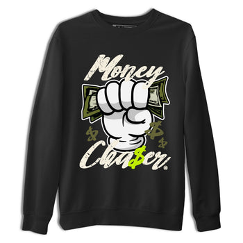 Jordan 1 Low x Travis Scott Golf Olive shirt to match jordans Money Chaser sneaker tees Air Jordan 1 Travis Scott Olive SNRT Sneaker Release Tees Unisex Black 2 T-Shirt