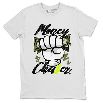 Jordan 1 Low x Travis Scott Golf Olive shirt to match jordans Money Chaser sneaker tees Air Jordan 1 Travis Scott Olive SNRT Sneaker Release Tees Unisex White 2 T-Shirt