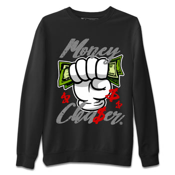 Air Jordan 13 Wolf Grey Sneaker Match Tees Money Chaser Sneaker Tees 13 Wolf Grey Sneaker Release Tees Unisex Shirts Black 2